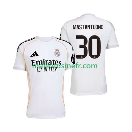 Maillot de Foot Real Madrid Mastantuono 30 Domicile 2025-26 Maillot de Foot Real Madrid Mastantuono 30 Domicile 2025-26